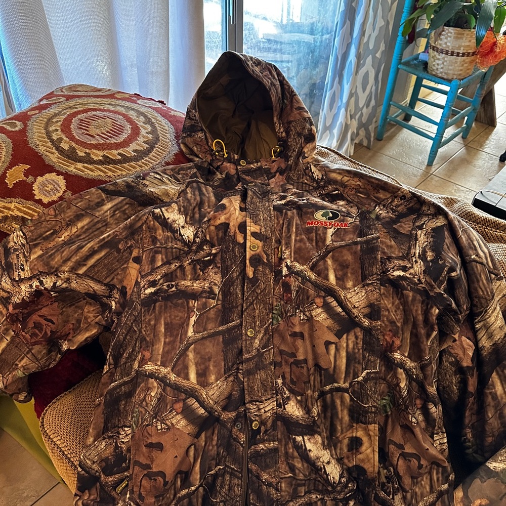 Missy Oak Break-up Infinity heavy hooded jacket. 3xl
